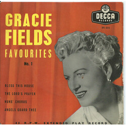 Gracie Fields Gracie Fields Favourites No. 1 USED VINYL 7INCH 45 RPM EP
