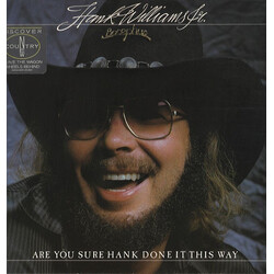 Hank Williams Jr. Are You Sure Hank Done It This Way Vinyl LP USED