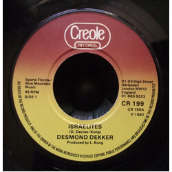 Desmond Dekker Israelites USED VINYL 7INCH 45 RPM