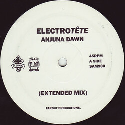 Electrotete Anjuna Dawn USED VINYL 12INCH 45 RPM PROMO