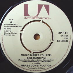 Brass Construction Music Makes You Feel Like Dancing USED VINYL 7INCH 45 RPM SINGLE