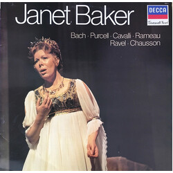Janet Baker Janet Baker, BAch, Purcell, Cavalli, Rameau, Ravel, Chausson Vinyl LP USED