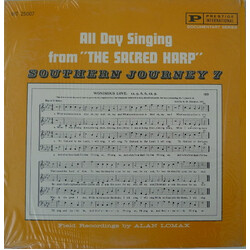 Alabama Sacred Harp Singers (3) All Day Singing From "The Sacred Harp" - Southern Journey 7 Vinyl LP USED