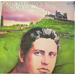 John McCormack (2) Because And Other Songs Of Sentiment Vinyl LP USED