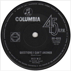 Heinz Questions I Can't Answer USED VINYL 7INCH 45 RPM SINGLE