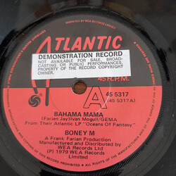 Boney M. Bahama Mama USED VINYL 7INCH 45 RPM SINGLE