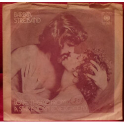 Barbra Streisand Love Theme From "A Star Is Born" (Evergreen) USED VINYL 7INCH 45 RPM SINGLE