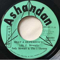 Judy Mowatt / I Threes What A Experience USED VINYL 7INCH 45 RPM