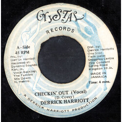 Derrick Harriott Checkin' Out USED VINYL 7INCH