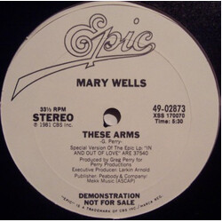 Mary Wells These Arms Vinyl 12" USED