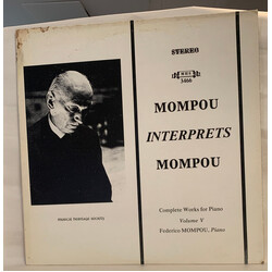 Frederic Mompou Mompou Interprets Mompou Volume V Vinyl LP USED