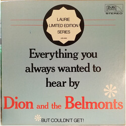 Dion & The Belmonts Everything You Always Wanted To Hear By Dion And The Belmonts Vinyl LP USED