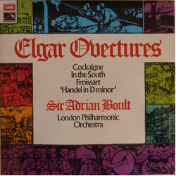 Sir Edward Elgar / The London Philharmonic Orchestra / Sir Adrian Boult Elgar Overtures Vinyl LP USED