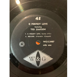 Ted Simpson (3) O Perfect Love USED VINYL 7INCH EP 45 RPM