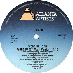 Cameo Word Up USED VINYL 12INCH 33 S RPM PROMO