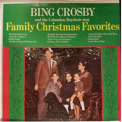 Bing Crosby / The Columbus Boychoir Bing Crosby And The Columbus Boychoir Sing Family Christmas Favorites Vinyl LP USED
