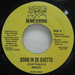 Manlee Born In De Ghetto USED VINYL 7INCH