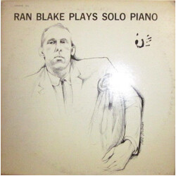 Ran Blake Plays Solo Piano Vinyl LP USED
