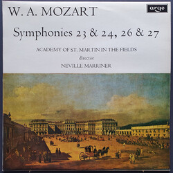 Wolfgang Amadeus Mozart / The Academy Of St. Martin-in-the-Fields / Sir Neville Marriner Symphonies 23 & 24, 26 & 27 Vinyl LP USED