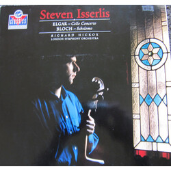 Sir Edward Elgar / Ernest Bloch / Steven Isserlis / The London Symphony Orchestra / Richard Hickox Cello Concerto / Schelomo Vinyl LP USED
