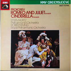 Sergei Prokofiev / Philharmonia Orchestra / Efrem Kurtz / The Royal Philharmonic Orchestra / Robert Irving (2) "Romeo And Juliet" Excerpts From The Ba