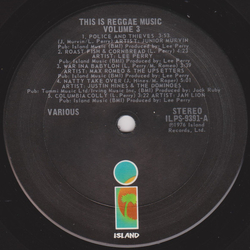 Various This Is Reggae Music Volume 3 Vinyl LP USED