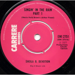 Sheila & B. Devotion Singin' In The Rain Vinyl 7" USED