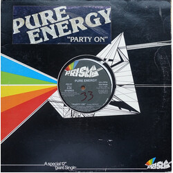 Pure Energy Party On USED VINYL 12INCH 33 S RPM SINGLE