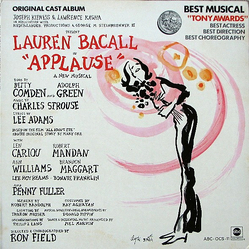 Lauren Bacall Applause (Original Broadway Cast) Vinyl LP USED