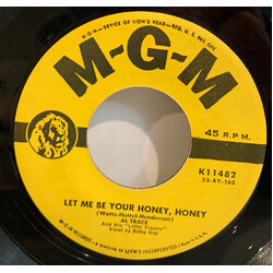 Al Trace Let M Be Your Honey, Honey/ Crazy Crazy USED VINYL 7INCH 45 RPM