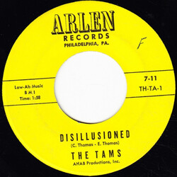The Tams Disillusioned / Untie Me USED VINYL 7INCH 45 RPM SINGLE