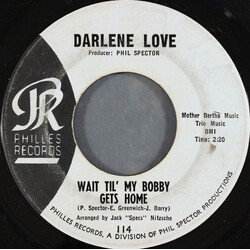 Darlene Love Wait Til' My Bobby Gets Home  VINYL 7" USED
