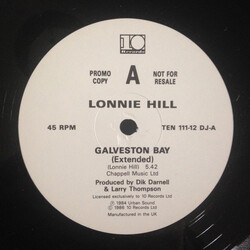 Lonnie Hill Galveston Bay USED VINYL 12INCH 45 RPM PROMO