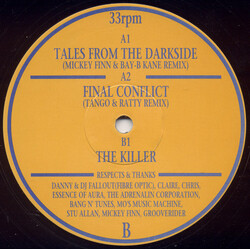 Tango & Ratty Tales From The Darkside (Mickey Finn & Bay-B Kane Remix) VINYL 12" USED