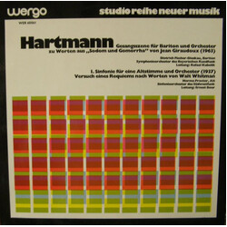 Karl Amadeus Hartmann Gesangsszene Für Bariton Und Orchester (Zu Worten Aus „Sodom Und Gomorrha” Von Jean Giraudoux) / I. Sinfonie Für Eine Altstimme 