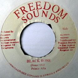 Prince Alla Black Rose USED VINYL 7INCH 45 RPM REPRESS