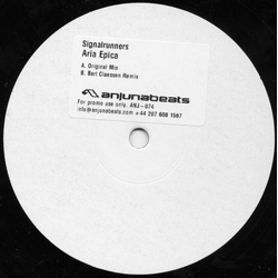 Signalrunners Aria Epica Vinyl 12" USED