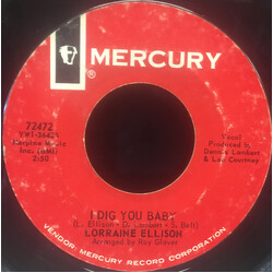 Lorraine Ellison I Dig You Baby / Don't Let It Go To Your Head USED VINYL 7INCH 45 RPM SINGLE STYRENE