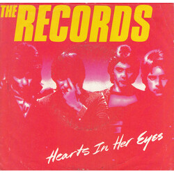 The Records Hearts In Her Eyes USED VINYL 7INCH SINGLE PROMO