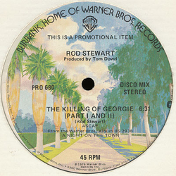 Rod Stewart The Killing Of Georgie (Part I And II) Vinyl 12" USED