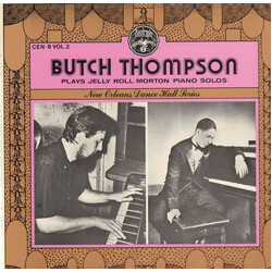 Butch Thompson Butch Thompson Plays Jelly Roll Morton Solos Vol. II Vinyl LP USED