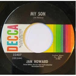 Jan Howard My Son / The Tip Of My Fingers USED VINYL 7INCH 45 RPM