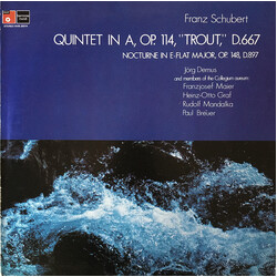 Franz Schubert Quintet In A, Op. 114, "Trout", D. 667 / Nocturne In E-Flat Major, Op. 148, D. 897 Vinyl LP USED