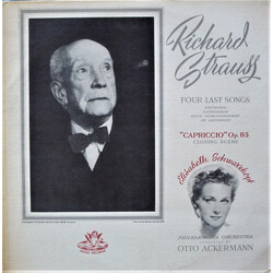 Richard Strauss / Elisabeth Schwarzkopf / Philharmonia Orchestra / Otto Ackermann Four Last Songs - "Capriccio" Op. 85 (Closing Scene) Vinyl LP USED