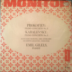 Sergei Prokofiev / Dmitry Kabalevsky / Emil Gilels Piano Concerto No. 3 Vinyl LP USED