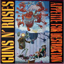 Guns N' Roses Appetite For Destruction Vinyl LP USED