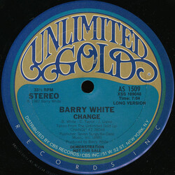 Barry White Change USED VINYL 12INCH PROMO