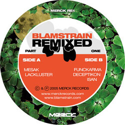 Blamstrain Blamstrain Remixed Part One USED VINYL 12INCH 33 S RPM LIMITED EDITION