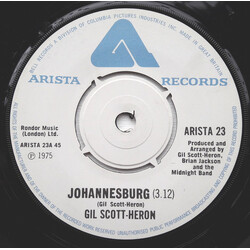 Gil Scott-Heron Johannesburg VINYL 7" USED