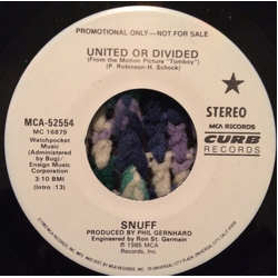Snuff (7) United Or Divided Vinyl 7" USED